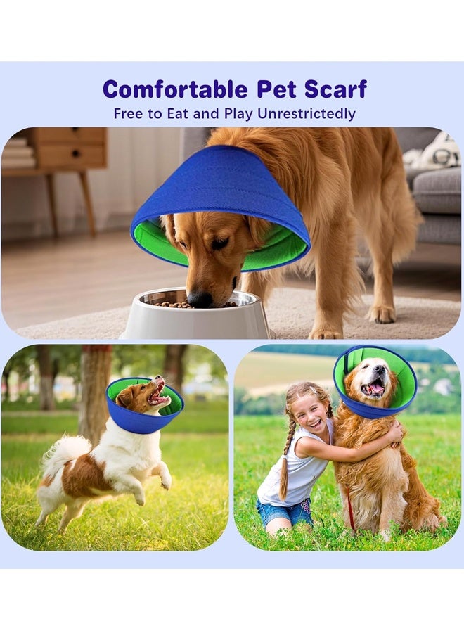 طوق مخروطي ناعم بديل للكلاب، مخاريط مريحة للكلاب المتوسطة والكبيرة لمنع اللعق بعد الجراحة، أطواق إليزابيثية مريحة، مقاس متوسط - Image 5