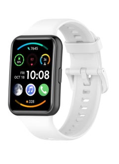 Generic Bands Compatible with Huawei Watch Fit 2 Strap, Soft Silicone Sport Classic Replacement for Huawei Watch Fit 2 Smartwatch  - Image 1