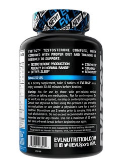 EVLUTION NUTRITION Complete Testosterone Booster for Men - Post Workout Recovery Testosterone Supplement with DIM Plus D Aspartic Acid and Tribulus - EVLTest Estrogen Blocker for Men Post Workout Supplement  - Image 3