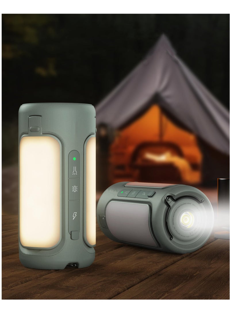 LED Camping Lantern with Flashlights, Rechargeable and Waterproof Tent Light, 4 Light Modes, 6000mAh Power Bank, Essential for Camping, Emergency, Hiking - Image 2