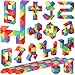 LENDOD 30 Pack Mini Fidget Snake Cube Toys Goodie Bag Stuffers for Kids Treasure Box Toys for Classroom Twist Puzzle for Party Favors Birthday Back to School Gifts Stocking Stuffers for Kids - Image 2