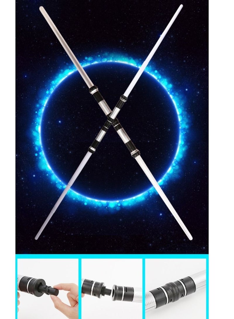 2-Piece Lightsaber Cosplay Different Color Led Light Flash And Sound Effect - Image 2