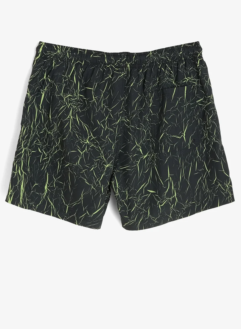 JACK & JONES Printed Drawstring Swim Shorts