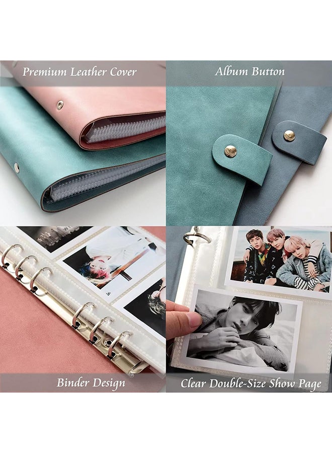 O Ozone 200 Pockets Lock Photo Album For Fujifilm Instax Mini 12 11 90 70 50S 26 25 9 8S 8 7S Instant Camera, Polaroid Snap SnapTouch Instant - Pink  - Image 5