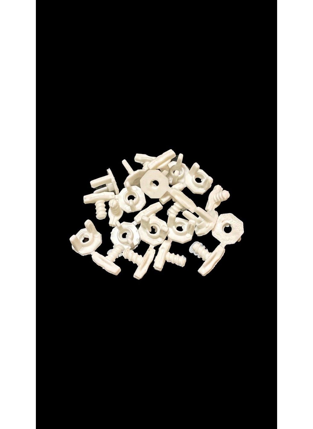 HELLOVE - Curtain Stop Curtain Roulette Cornice Stop Screw Curtain Holder 10 Pieces - Image 1