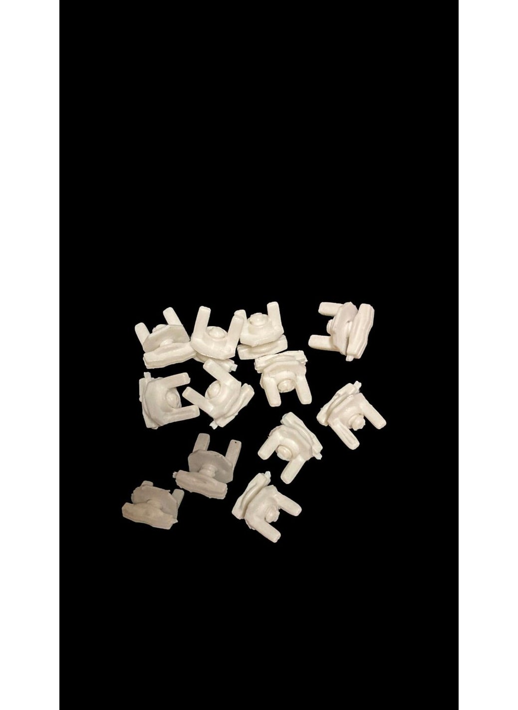HELLOVE - Curtain Stop Curtain Roulette Cornice Stop Screw Curtain Holder 10 Pieces - Image 1