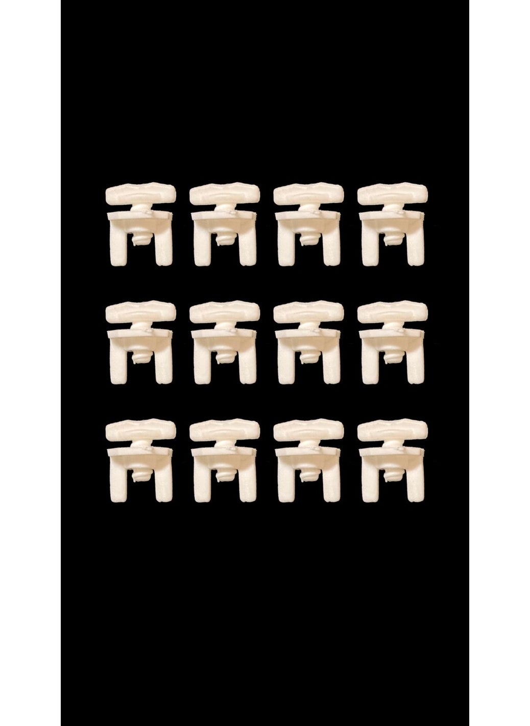 HELLOVE - Curtain Stop Curtain Roulette Cornice Stop Screw Curtain Holder 10 Pieces - Image 1