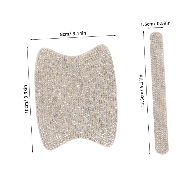Rhinestone Car Door Handle Protector Scratch Resistant Film Easy Install - Image 5
