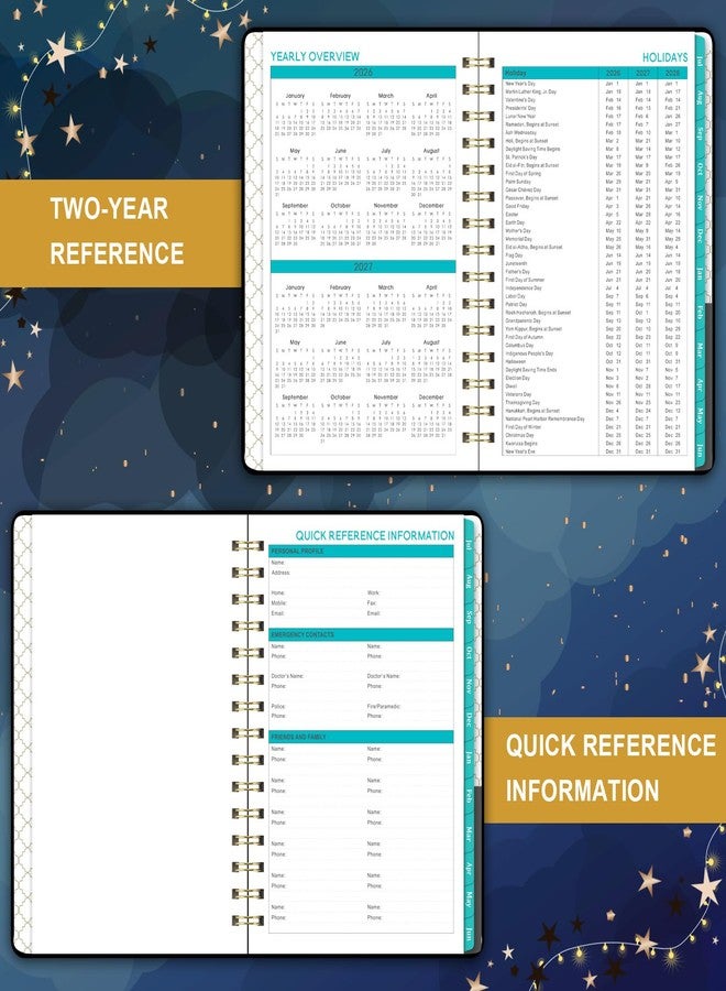 Planrage 2025 Planner - Planner 2025, 2025 Planner Weekly and Monthly with Tabs, Jan. 2025 - Dec. 2025, 2025 Calendar Monthly Planner, 8.4" x 6.3", Back Pocket + Thick Paper + Twin-Wire Binding - Cat Planner - Image 5
