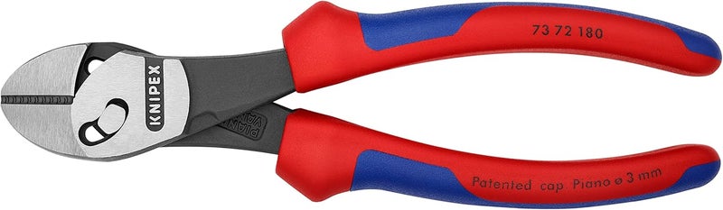 KNIPEX TwinForce High Performance Diagonal Cutters (180 mm) 73 72 180 BK - Image 3
