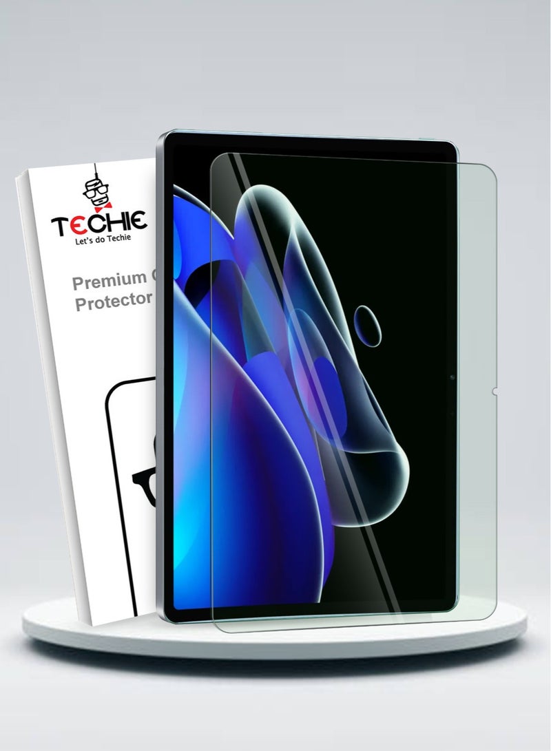 Techie Realme Pad X 10.95 2022 Inch HD Clear Tempered Glass Screen Protector Bubble Free Easy Installation - Image 1