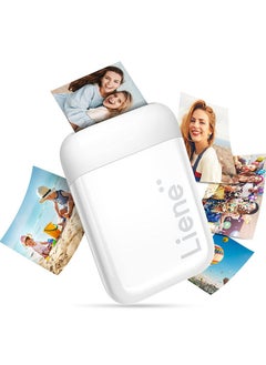 Kiwi 2x3 Inch Mini Photo Printer Wireless Smartphone Instant Picture Printer with 5 ZINK Technology Adhesive Paper BT5.0 Connecting Compatible with iOS & Android Portable