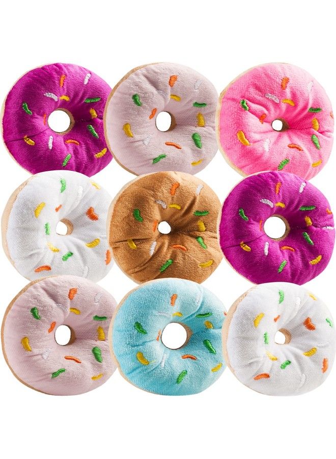 Bedwina Plush Donuts With Sprinkles (Pack Of 12) 1 Dozen Stuffed Donut Pillow Toy Party Favors, Donut Party Supplies Decorations And Stocking Stuffers For Kids - Image 2