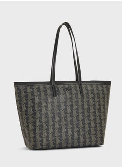 LACOSTE Monogram Top Handle Zip Over Tote  - Image 3