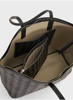 LACOSTE Monogram Top Handle Zip Over Tote  - Image 5