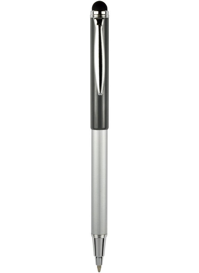 Zebra Pen Zebra Pen StylusPen Telescopic Ballpoint Pen, Medium Point, 1.0mm, Black Ink, Grey and Navy Barrels, 2-Count  - Image 4