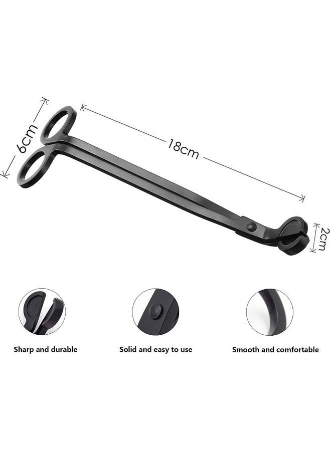 نيبمينينت أداة تشذيب فتيل الشمع من قطعتين أسود - Image 3