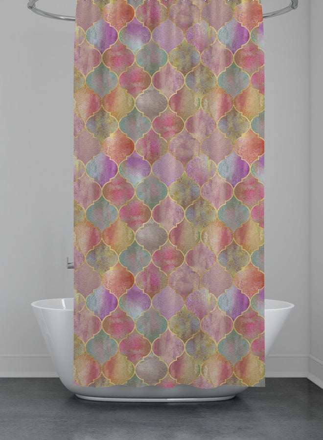 Home Print ستارة حمام مقاومة للماء