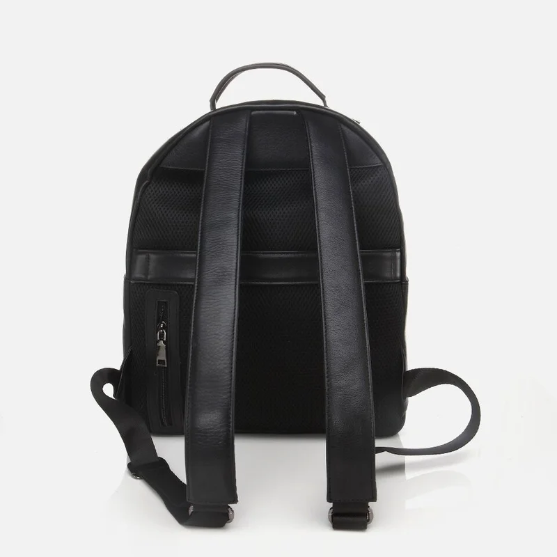 Hotiç 04CAH280740A100 Genuine Leather Black Men's Backpack