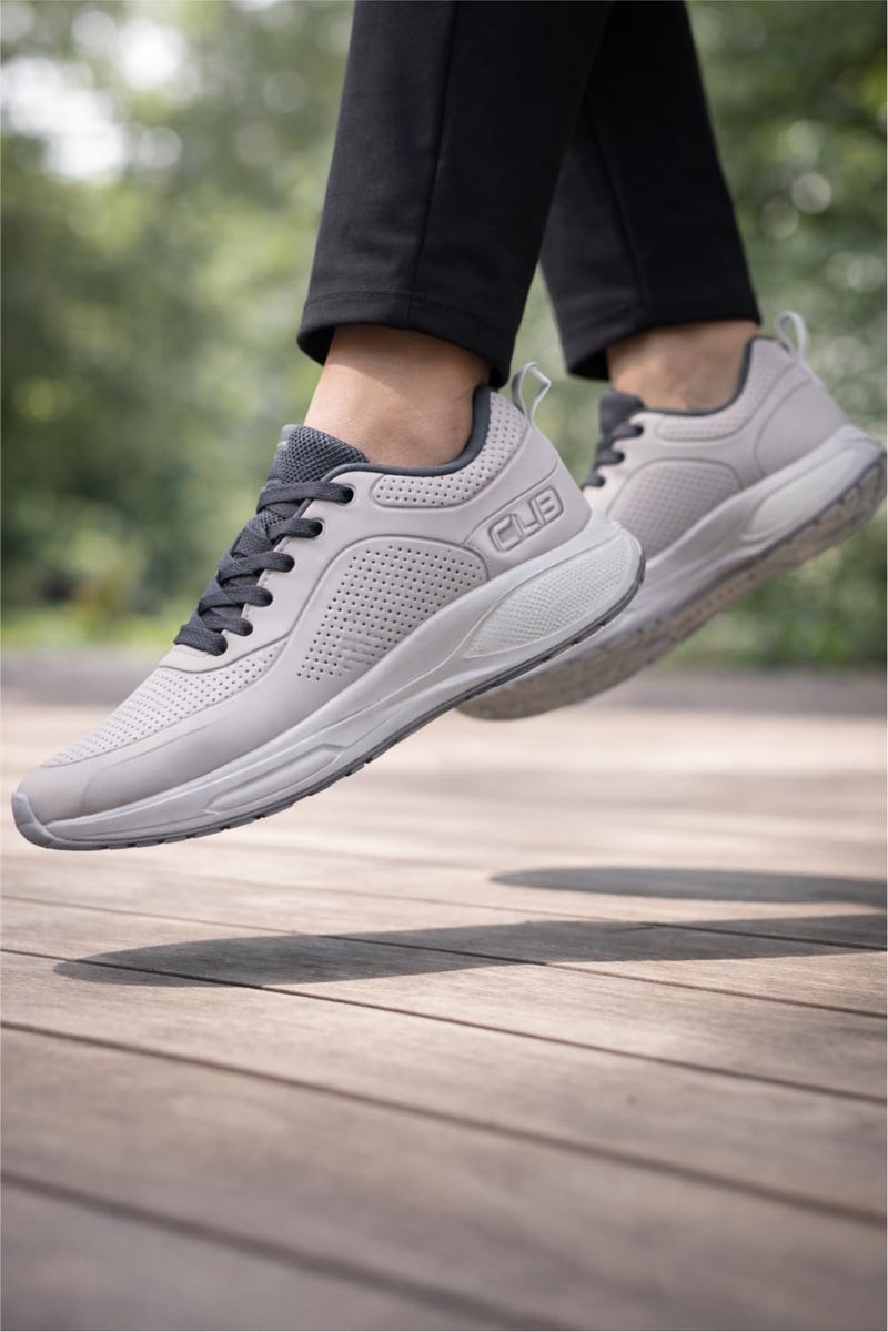 Columbus Sonatina Running Shoes|Walking Shoes| Training & Gym Shoe | Outdoors Shoe for Men L.Gray & D.Gry (07) - Image 3
