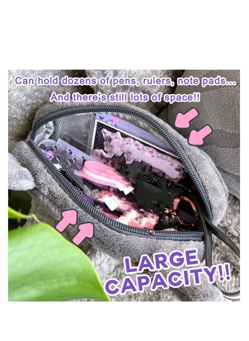 Excefore - Adorable Kawaii Pencil Case - Cute Anime School Supplies for Girls and Women - Japanese Pencil Bag with Cartoon Design - Fun and Functional Stationery Pouch Gift - Image 1