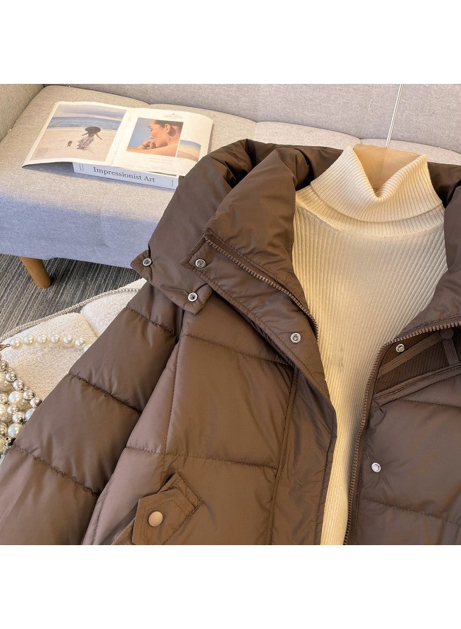 Fapai Winter Hooded Puffer Jacket Fashion Slimming Short Cotton Jacket - Image 5