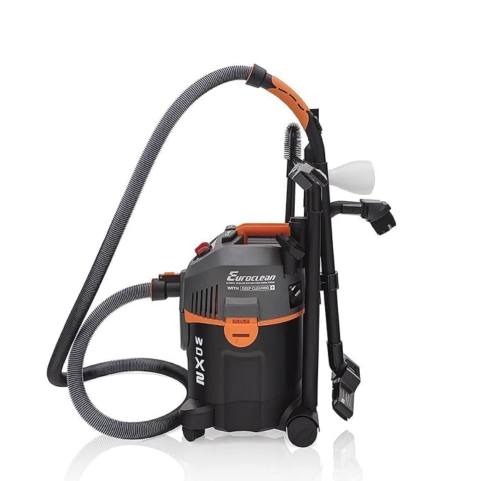 Eureka WD X2 Wet Dry Vacuum Cleaner 1400 Lmin Blower 2300 mmwc Suction Power AutoClean Filter Smart LED Alerts MultiSurface Cleaning 1Year Warranty Orange Black  - Image 3