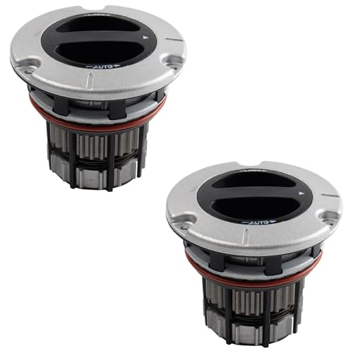 TRQ 2 Piece Front Locking Hub Set 4WD Compatible with 20062010 Ford F250F350F450 Super Duty F550 Super Duty - Image 1