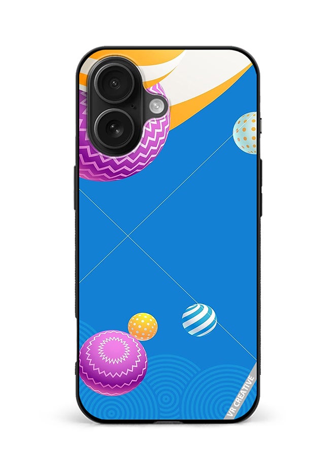 VR CREATIVE Protective Case Cover For Apple iPhone 16 Plus Abstract Design Multicolour