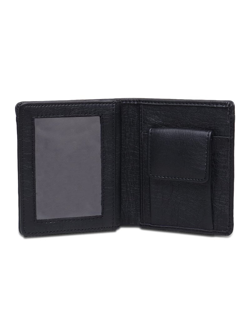 SAMTROH Casual Black Artificial Leather Wallet for Men - Image 3