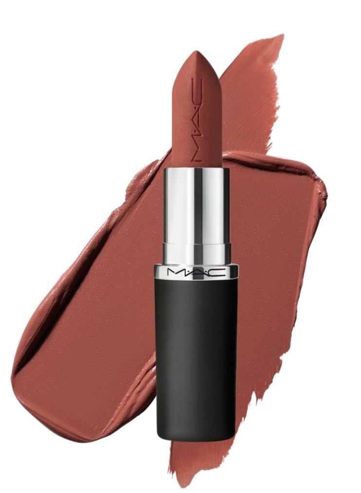 MAC Cosmetics M·A·Cximal Silky Matte Lipstick – Warm Teddy Silky Matte Lipstick with 12HR Wear & Moisture 3.5g - Image 1