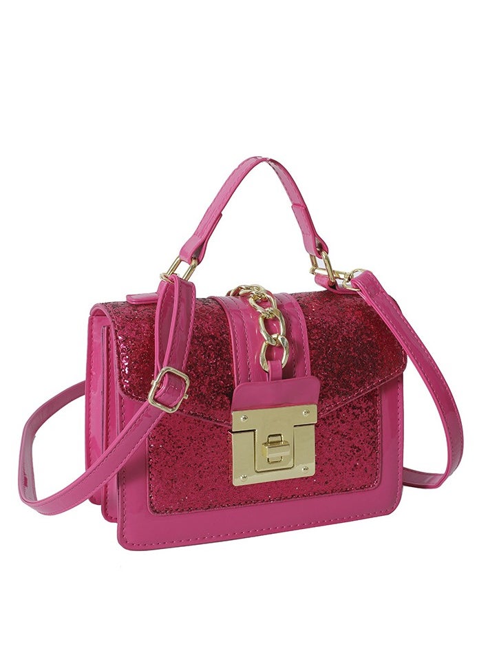 KUYING Gradient Colored Jelly Bag Trendy Transparent Fashion Versatile Shoulder Bag 