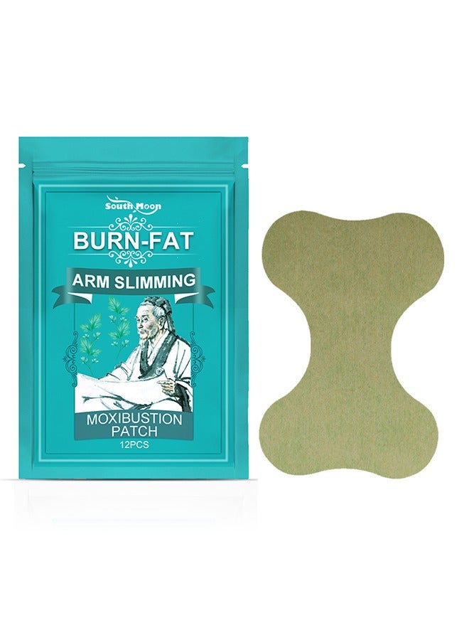 SOUTH MOON 12PCS Mugwort Body Patches - Arm & Leg Natural Herbal Patches Natural Herbal Arm Patches for Women and Men  - Image 1