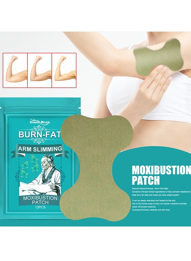 SOUTH MOON 12PCS Mugwort Body Patches - Arm & Leg Natural Herbal Patches Natural Herbal Arm Patches for Women and Men  - Image 5