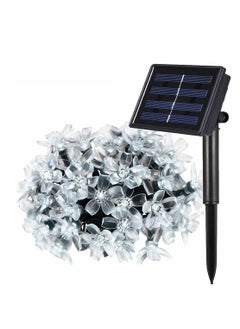 KASTWAVE Solar Sakura String Lights, Fairy Lights Outdoor Waterproof Garden Lights String Lights 50 LED Camping Novelty Patio Fairy String Lights Decorative for Cafe Garden Backyard Balcony Porch  - Image 1