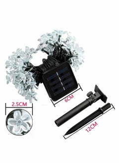 KASTWAVE Solar Sakura String Lights, Fairy Lights Outdoor Waterproof Garden Lights String Lights 50 LED Camping Novelty Patio Fairy String Lights Decorative for Cafe Garden Backyard Balcony Porch  - Image 5