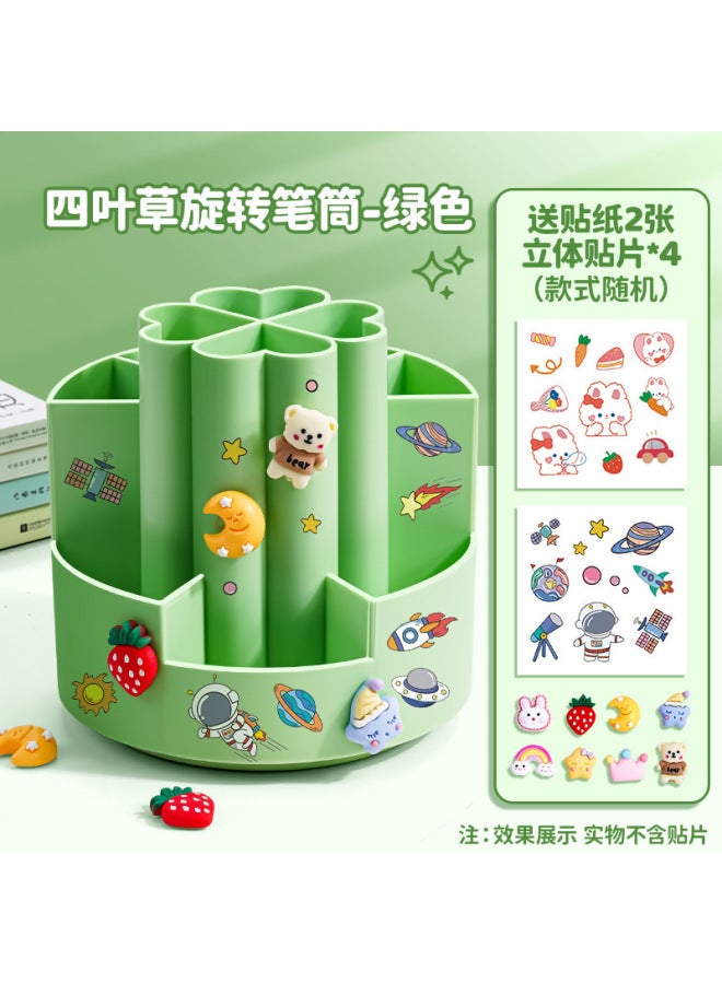 Reverse Pen Holder Creative High And Low Separation Rotatable Multi-functional Simple Modern Storage Container Children's Stationery Light Luxury Storage Box - Image 1