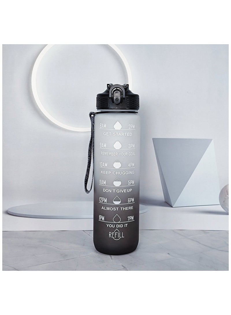 Generic Sports Water Bottle 1000ml Portable Reusable Drinking Kettle Fitness Sport Water Jug for Men Women