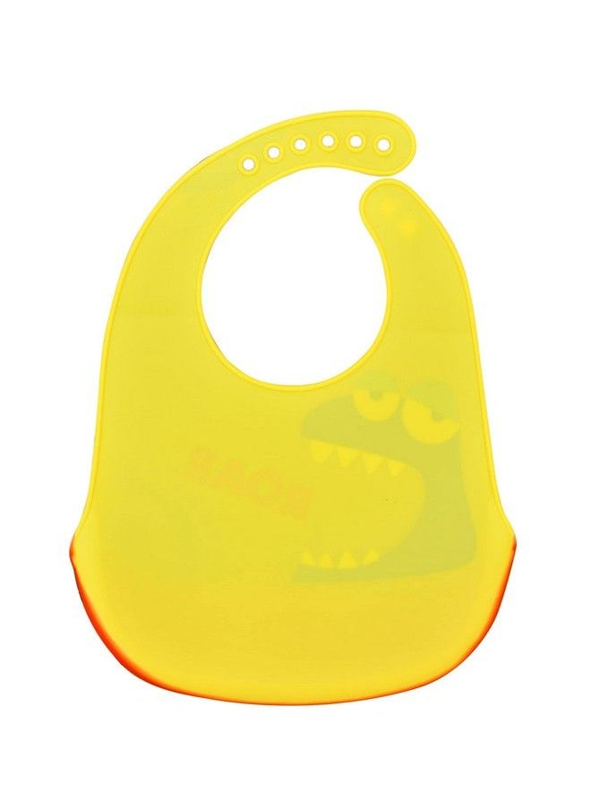 The Little Lookers Silicone Baby Feeding Bibs With Adjustable Strap Waterproof Stain Proof ; 100% Bpa Free (03 Years) (Pack Of 1)  - Image 3