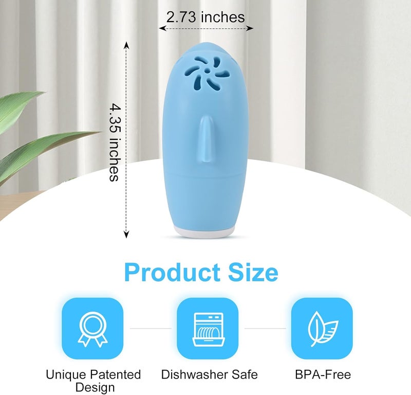 Asltw Dolphin Refrigerator Deodorizer, Refrigerator Odor Eliminator, Fridge Air Freshener, Multi-purpose Odor Eliminator for Home, Cute Gifts, Kitchen Gadgets Cute Kitchen Accessories (Blue) - Image 2