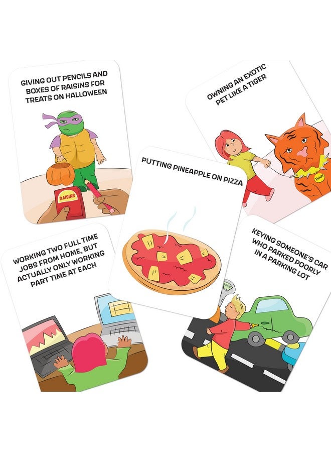 Vango Straight to Jail - A Game of Innocent Crimes and Questionable Morals - Ages 14 and Up - Card Game for 4 to 12 Players - Image 4