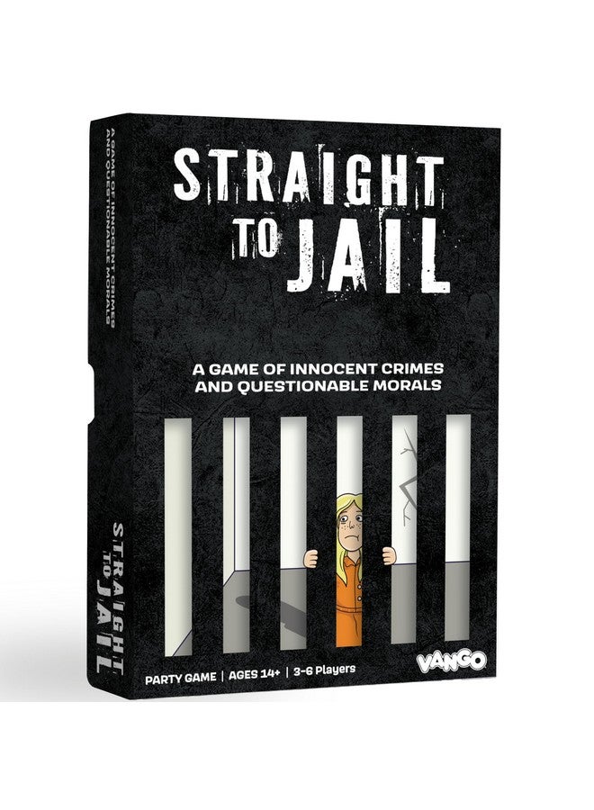 Vango Straight to Jail - A Game of Innocent Crimes and Questionable Morals - Ages 14 and Up - Card Game for 4 to 12 Players - Image 1