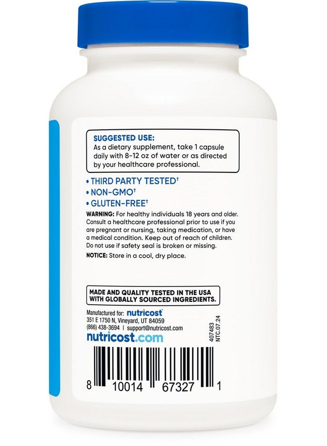 نيوتريكوست إلكتروليت كومبلكس للترطيب المتقدم (120 كبسولة) - 8 إلكتروليتات مرطبة وفيتامينات، خالٍ من الغلوتين، غير معدل وراثيًا، نباتي - Image 3