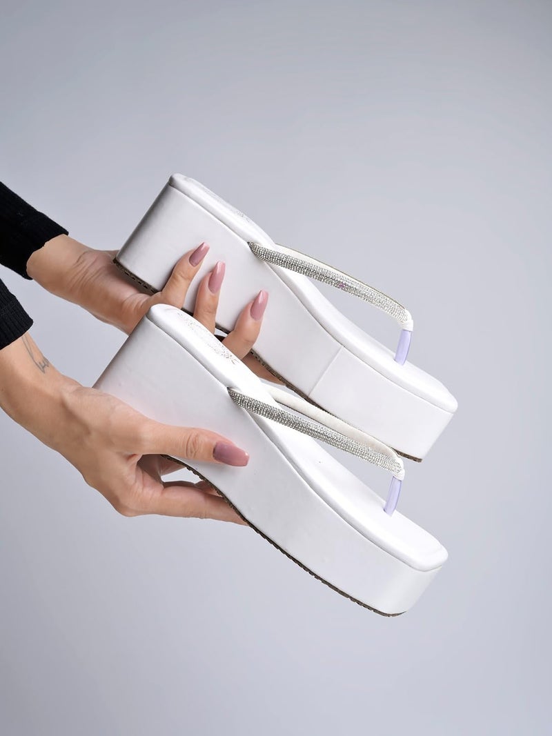 Shoetopia أحذية شوتوبيا للنساء والفتيات بكعب عريض مع حزام - Image 3