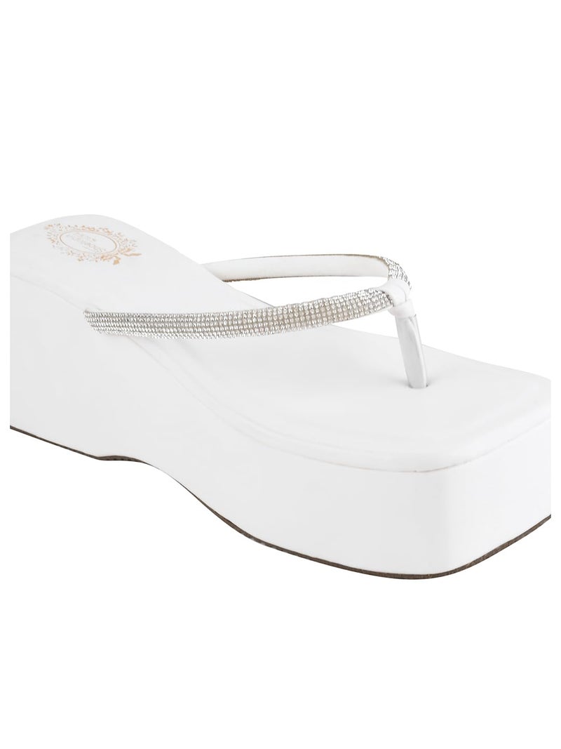 Shoetopia أحذية شوتوبيا للنساء والفتيات بكعب عريض مع حزام - Image 4