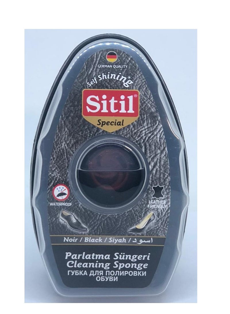 Sitil Sitil Special Cleaning Sponge with reservoir Black 