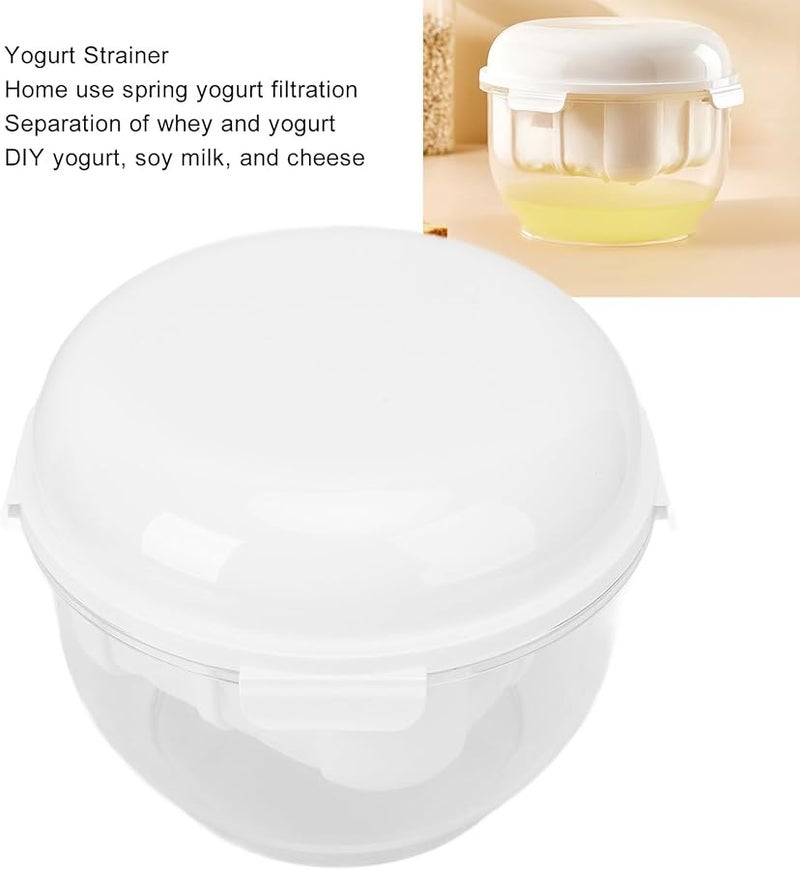 Large Capacity Greek Yogurt Maker with Ultra Fine Mesh Strainer 304 Stainless Steel Plate BPA Free Dishwasher Safe - Image 3