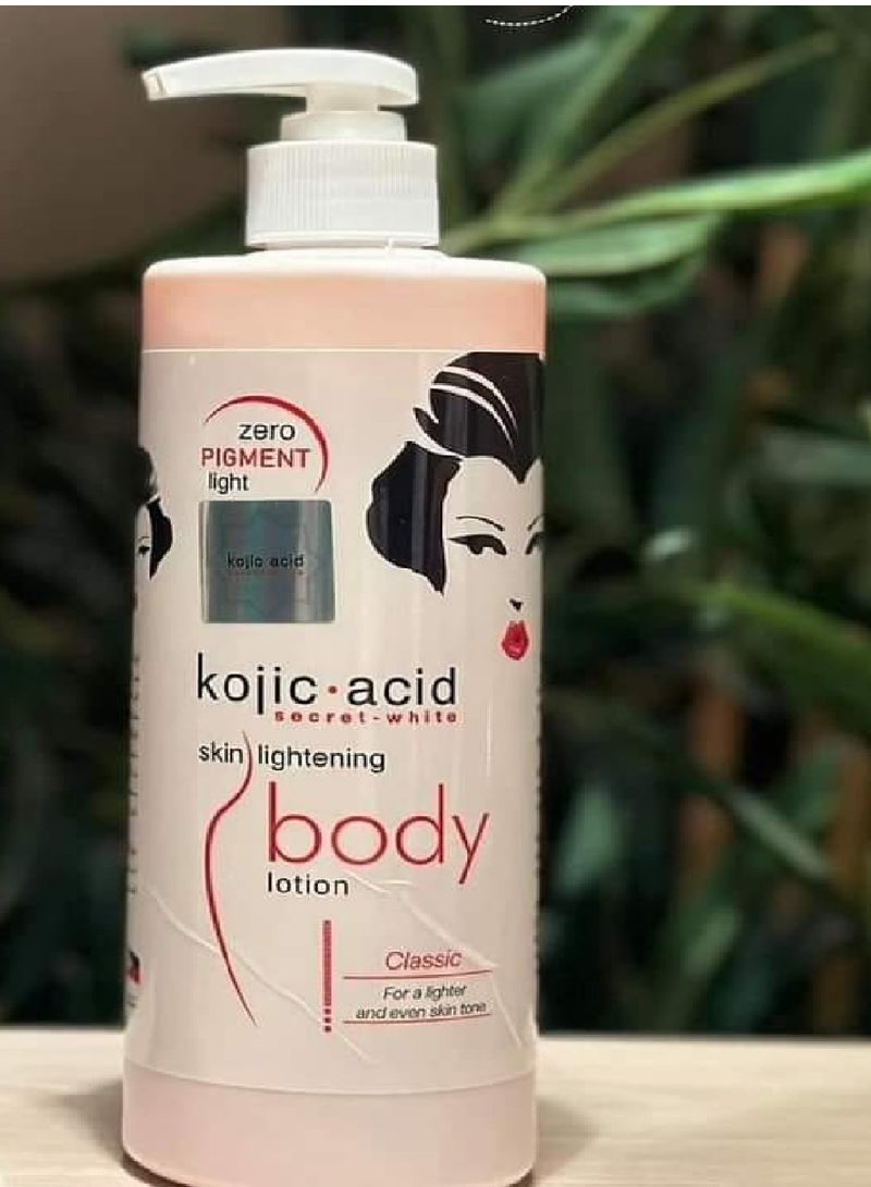 Secret White kojic Acid Skin Lightening Body Lotion 500 ml - Image 2