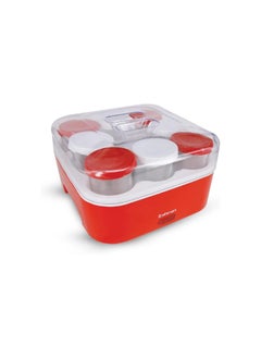 Zahran Zahran Yogurt Maker 2724743224339 Red/Clear/White  - Image 3