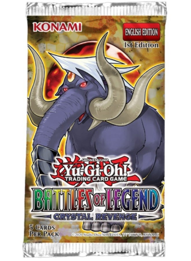 Konami Yu-Gi-Oh! TCG: Battles Of Legend: Crystal Revenge Single Pack (Assorted 1 Piece)  - Image 1